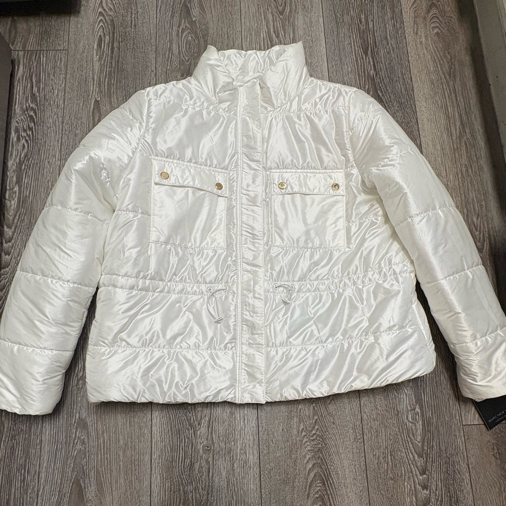 Marc New York White Puffer Jacket